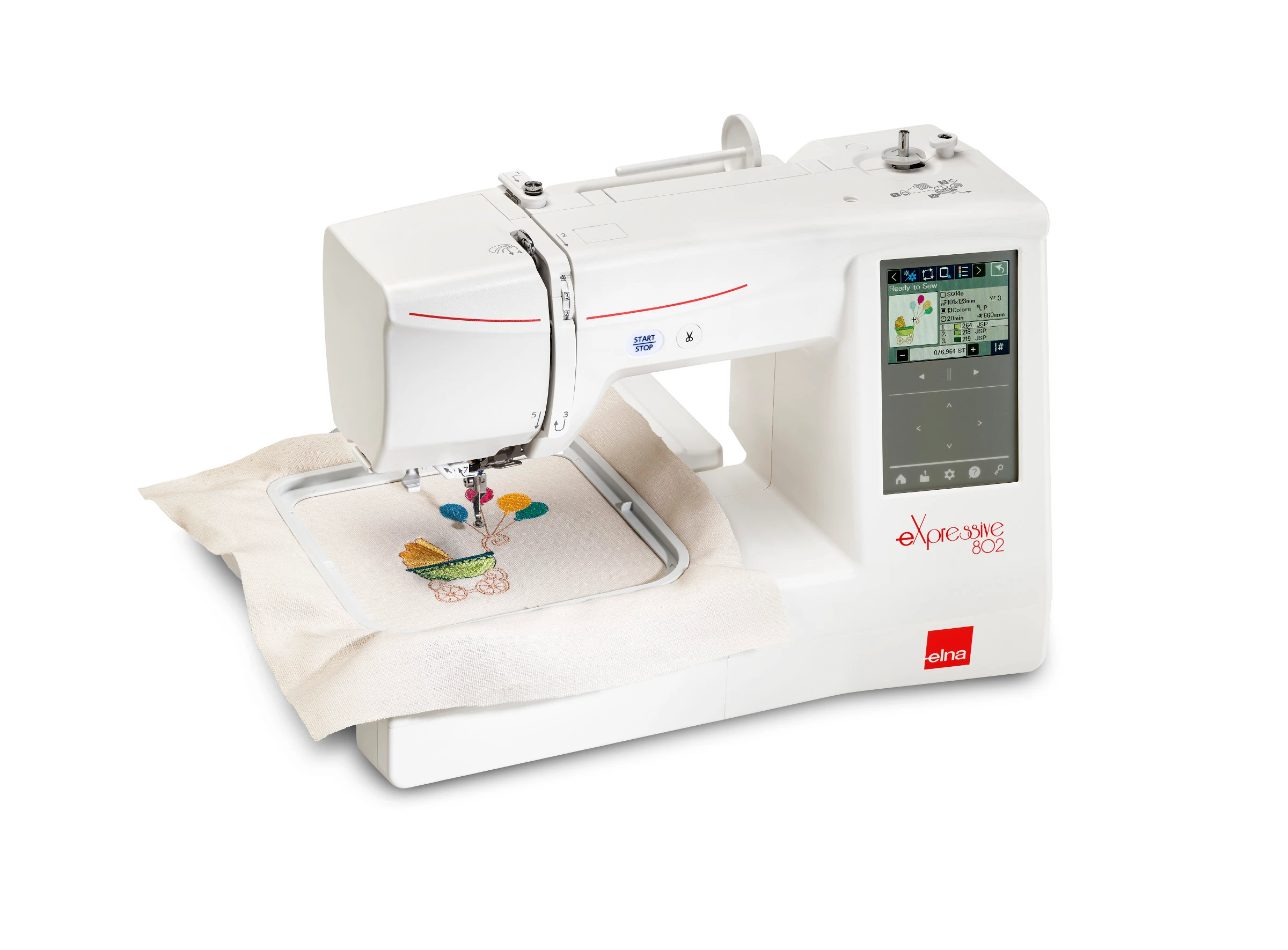 elna eXpressive 802 mit Starter-Kit