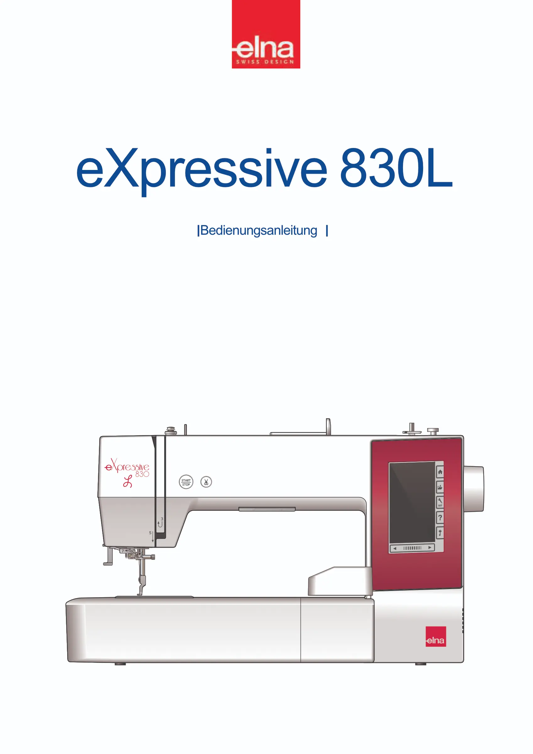 Bedienungsanleitung für 830L (German)