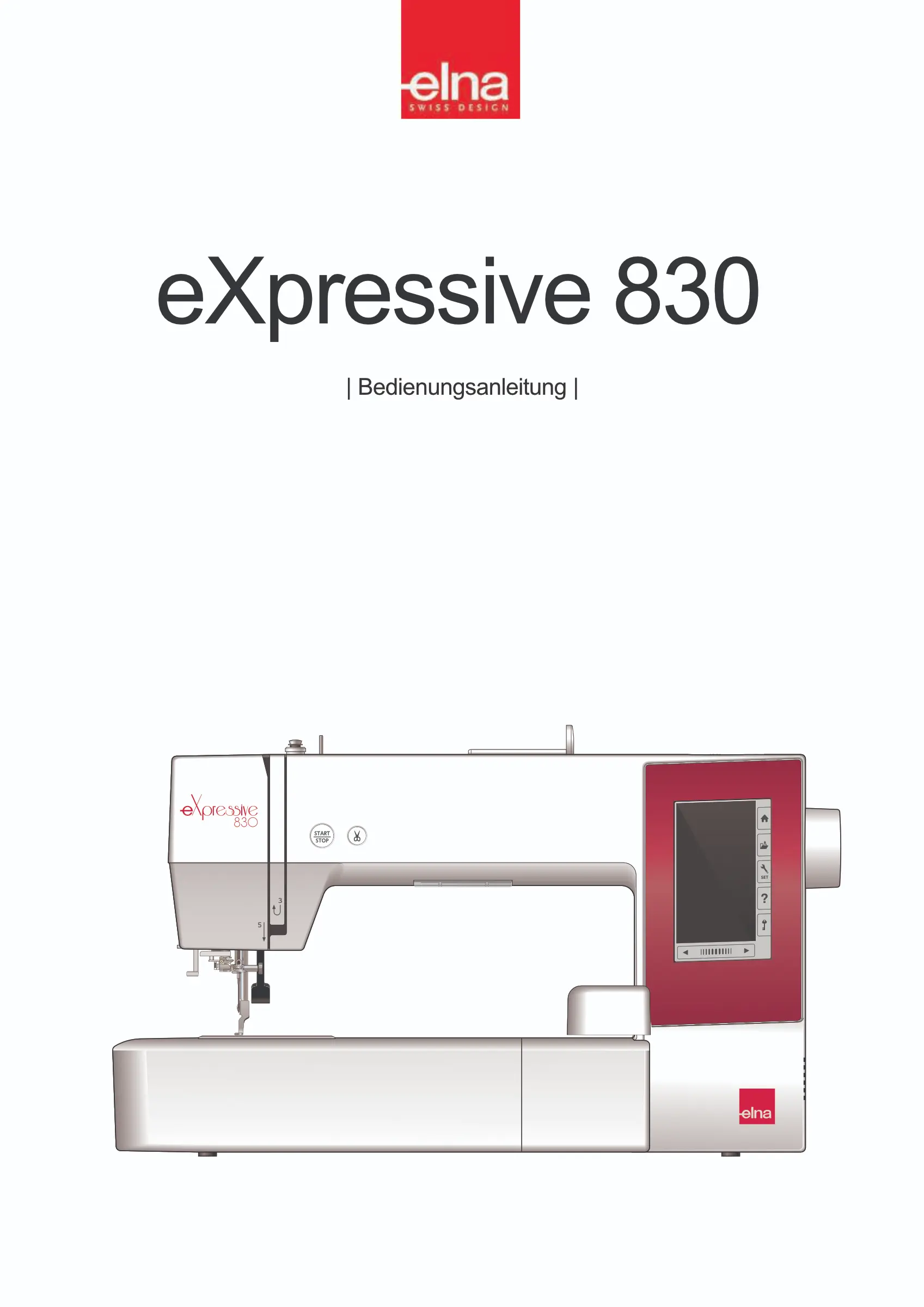 Bedienungsanleitung (Deutsch) für 830 red