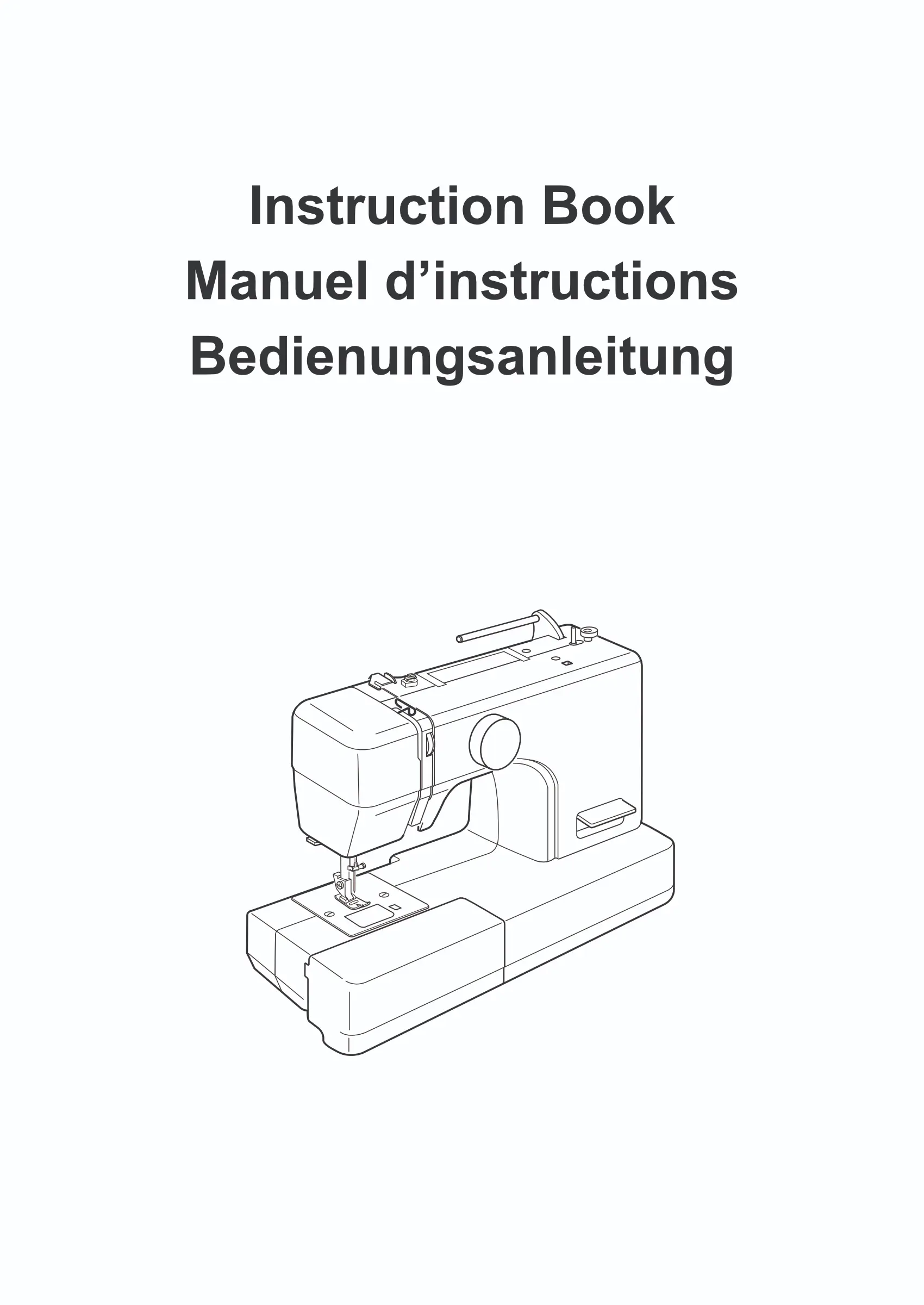 Bedienungsanleitung (E/F/D) für elna 150