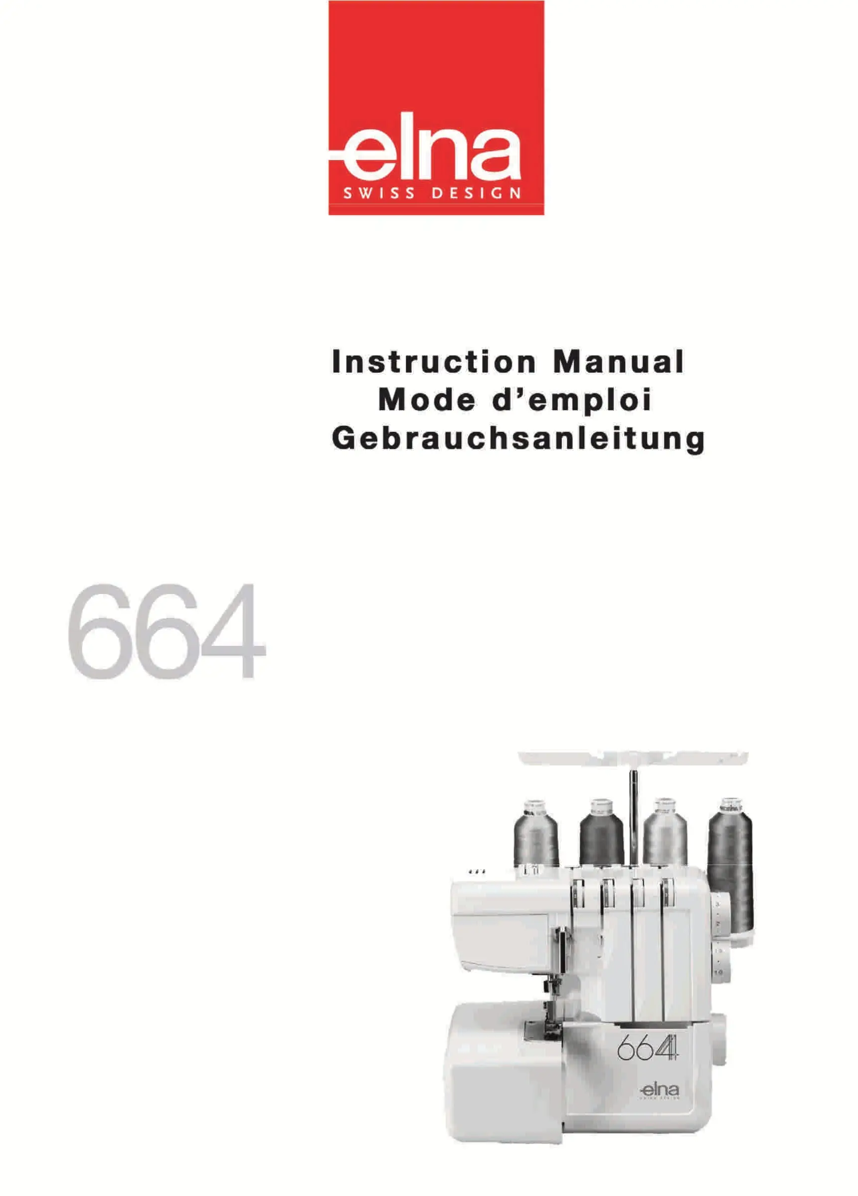 Bedienungsanleitung 664 (E/F/D)