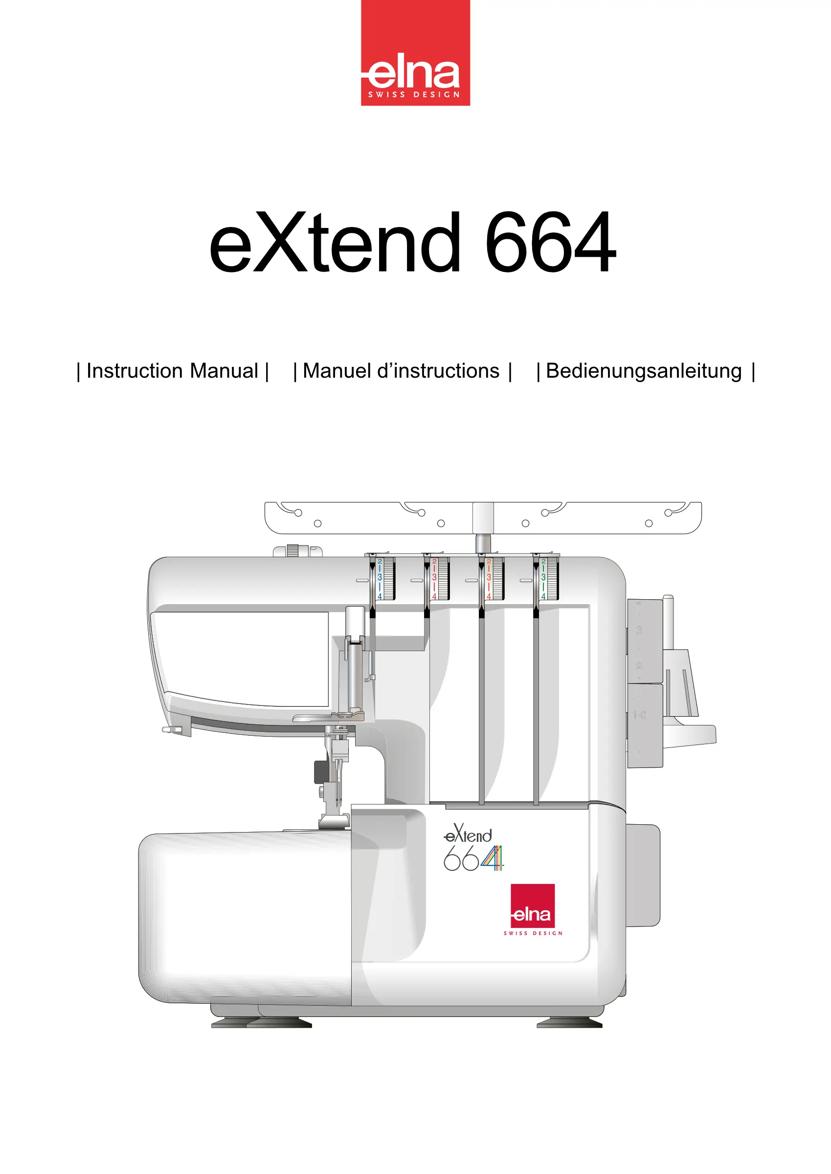 Bedienungsanleitung für elna 664 V2 (E.F.D)