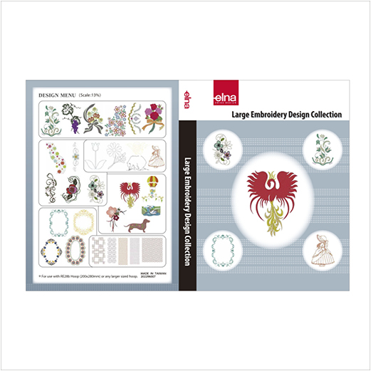 Stickdesign-Kollektion "Large Embroidery Designs"